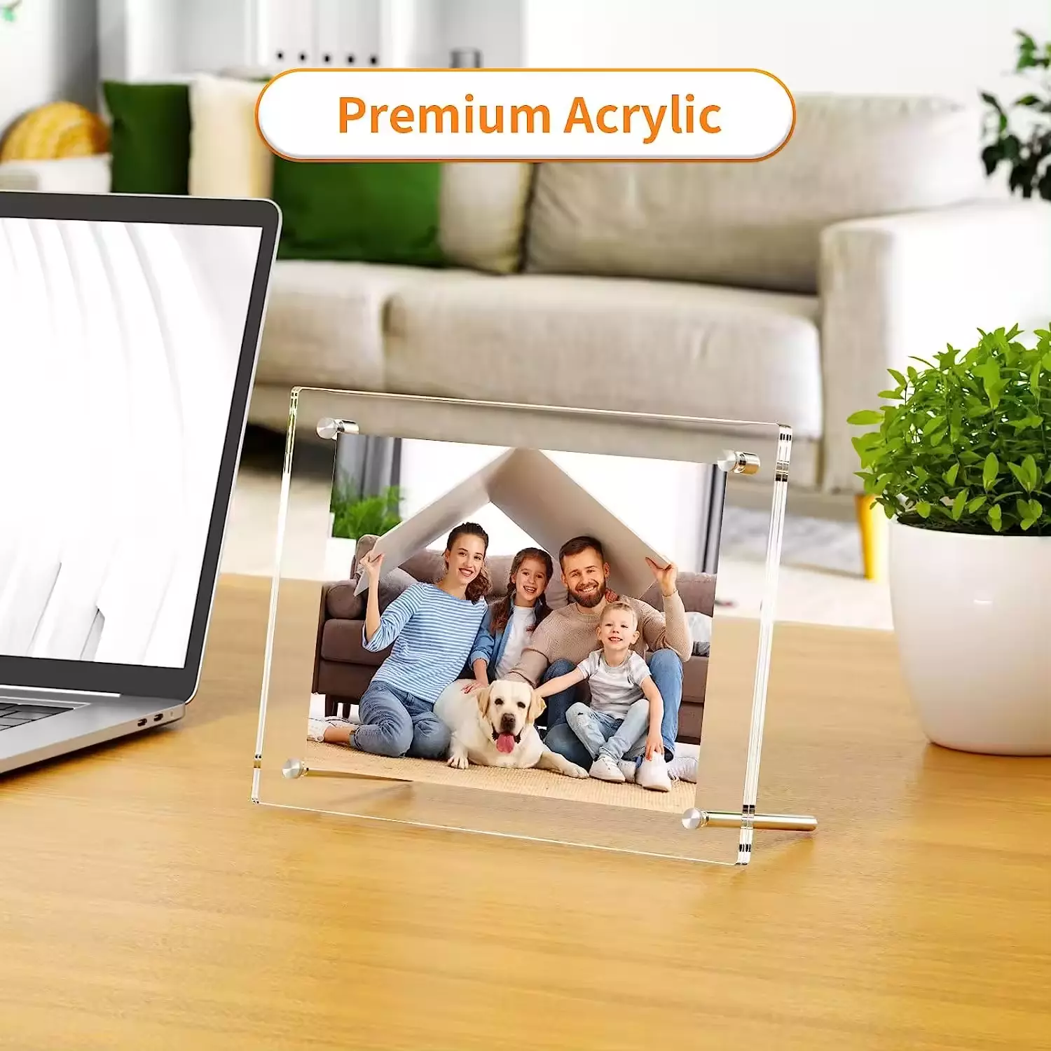 Wholesale Clear Crystal Photo Frame Acrylic Picture Frame