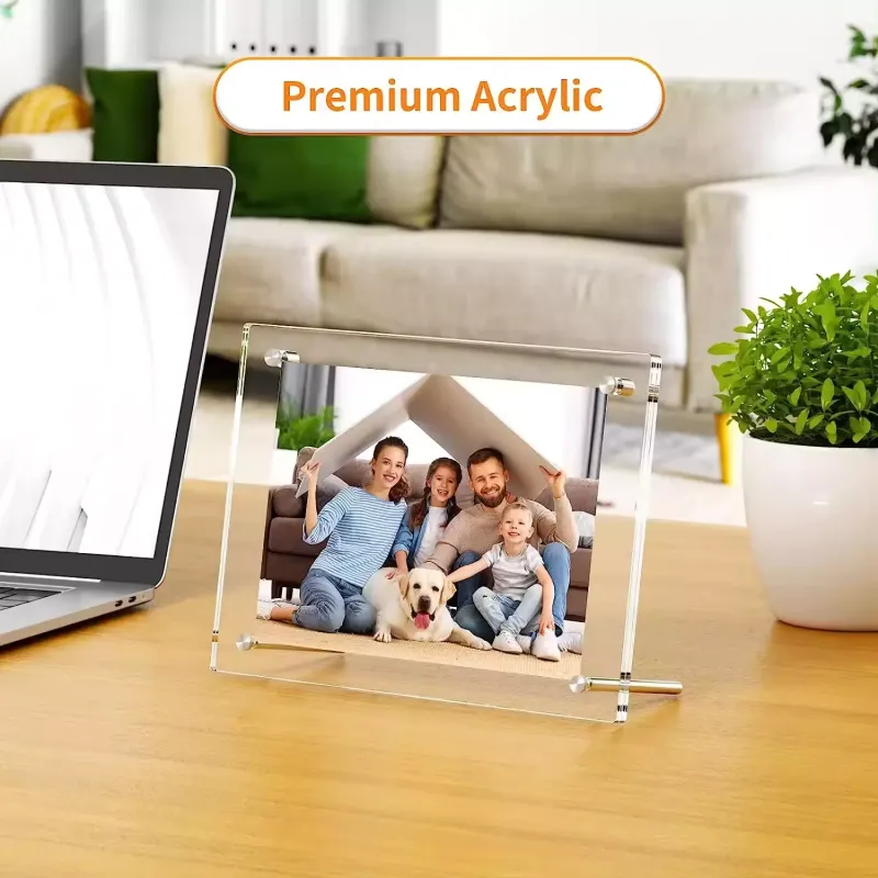 Wholesale Clear Crystal Photo Frame Acrylic Picture Frame