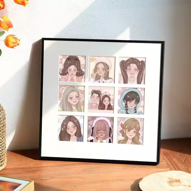 Custom Metal Aluminum Alloy Photo Frame Puzzle Display Picture Frame with Plexiglass