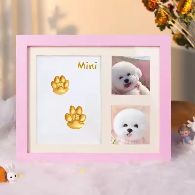 Customized Baby Keepsake Picture Frame Baby Handprint and Footprint Kit Photo Frame