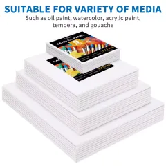Customized Pure Cotton Blank Canvas for Oil Painting, Wet or Dry Art Media