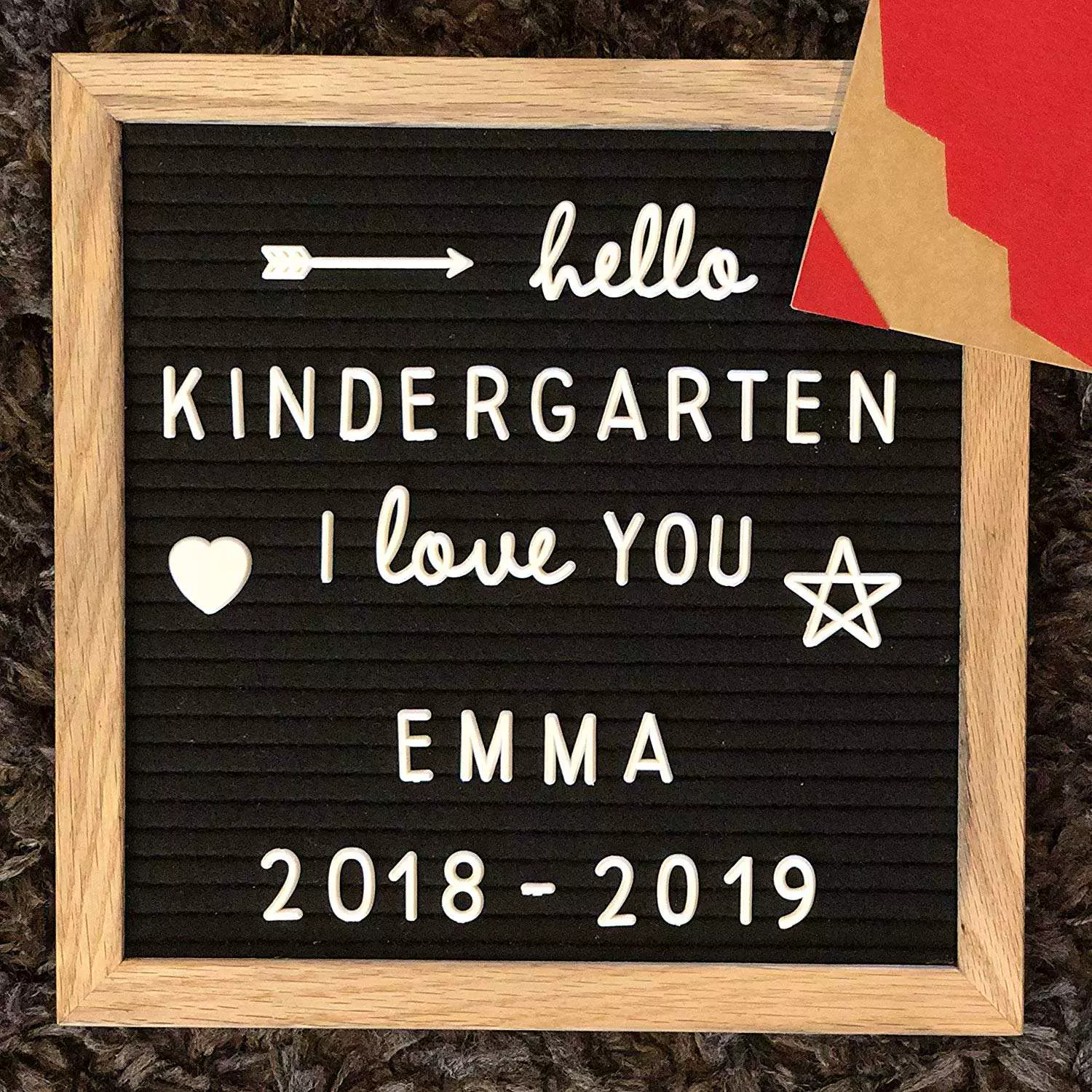 Wholesale Felt Letter Board Felt Letter Frame with Changeable Letters