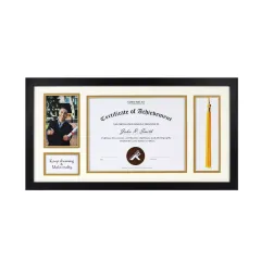 Custom 8.5 x 11" Diploma Tassel Frame University College Certificate Frame