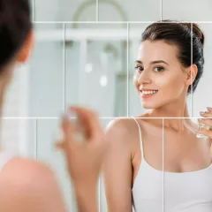 Custom Flexible Frameless Small Mirror Self Adhesive Acrylic Mirror