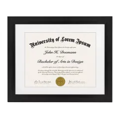 Custom Certificate Frame 8.5*11 University College Graduation Diploma Frame
