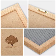Wholesale Felt Letter Board Felt Letter Frame with Changeable Letters