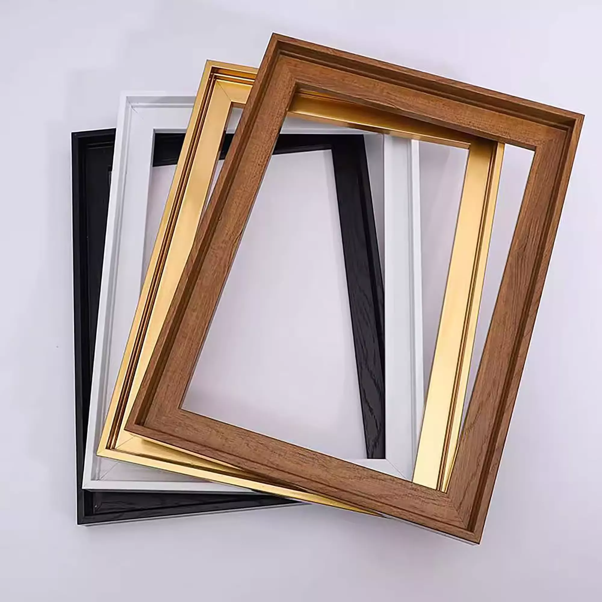 Wholesale Solid Wood Floater Frame 0.9" Depth Floater Frame for Canvas Painting