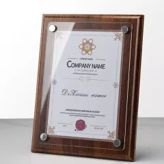 Wholesale Wood Plaque Frame Certificate Diploma Frame