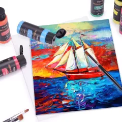 Customized Pure Cotton Blank Canvas for Oil Painting, Wet or Dry Art Media