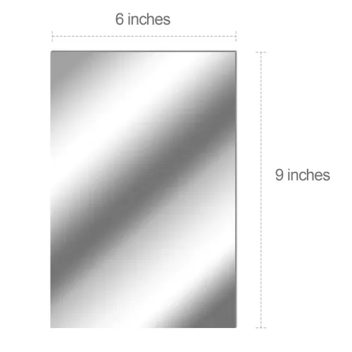 Custom Flexible Frameless Small Mirror Self Adhesive Acrylic Mirror