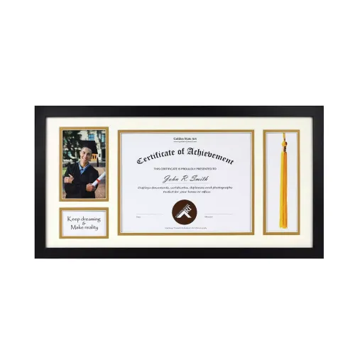 Wholesale Diploma Certificate Frame Graduation Diploma Frame with Tassel
