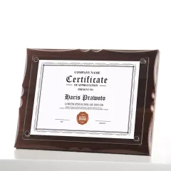 Wholesale Wood Plaque Frame Certificate Diploma Frame