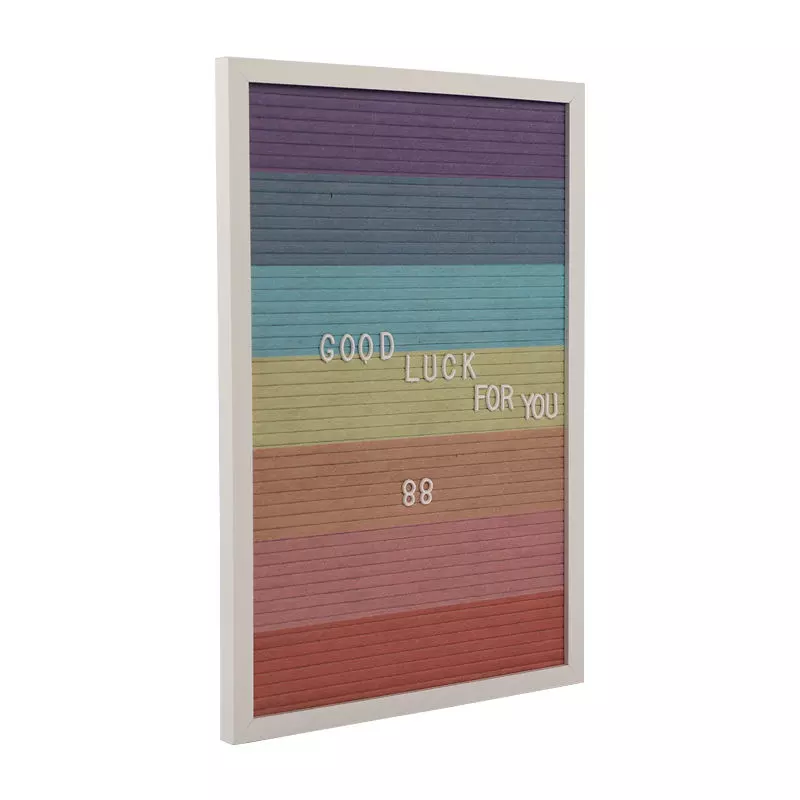 Crafting Memories: The Charm of Felt Letter Frames