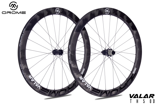 OROME VALAR TH50D Carbon Road Disc Brake Wheelsets, Disc Brake Carbon Wheels. Superlight Carbon Disc Brake Wheelsets