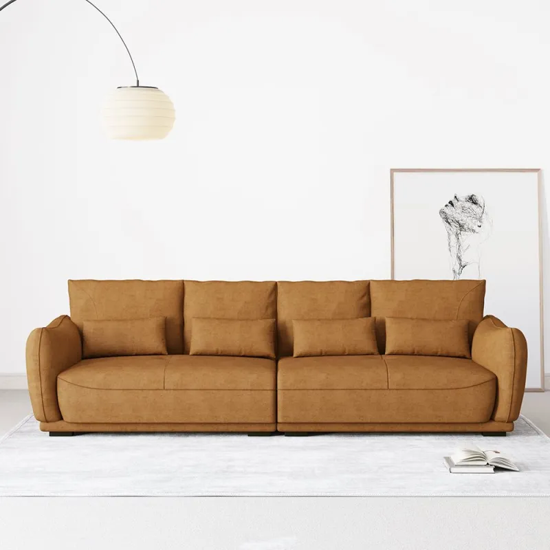 125.58'' Roll Arm Sofa