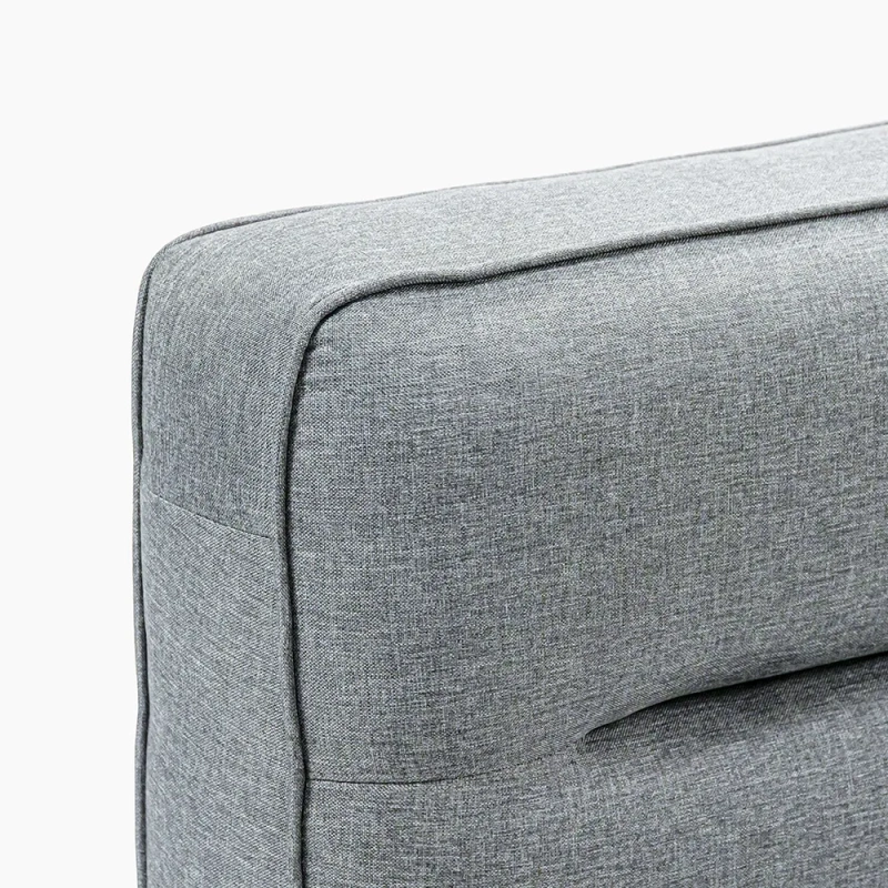 Upholstered Bed Frame King Size with Headboard