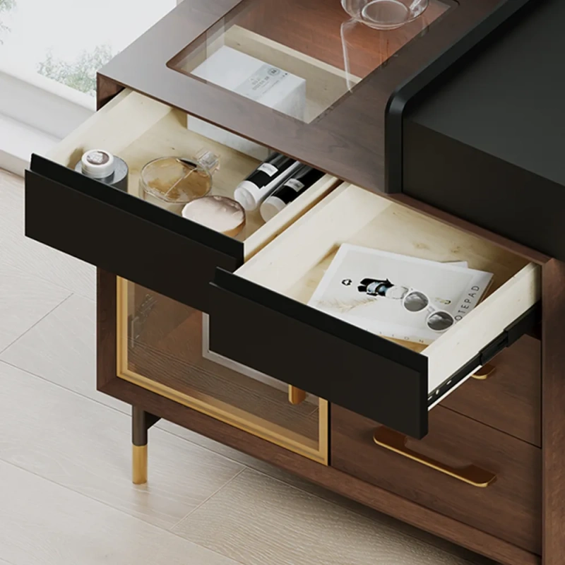 Mid-century Modern Makeup Vanity Table Set