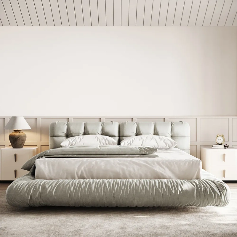 Platform Bed Frame Queen Size Bed Frame with Headboard