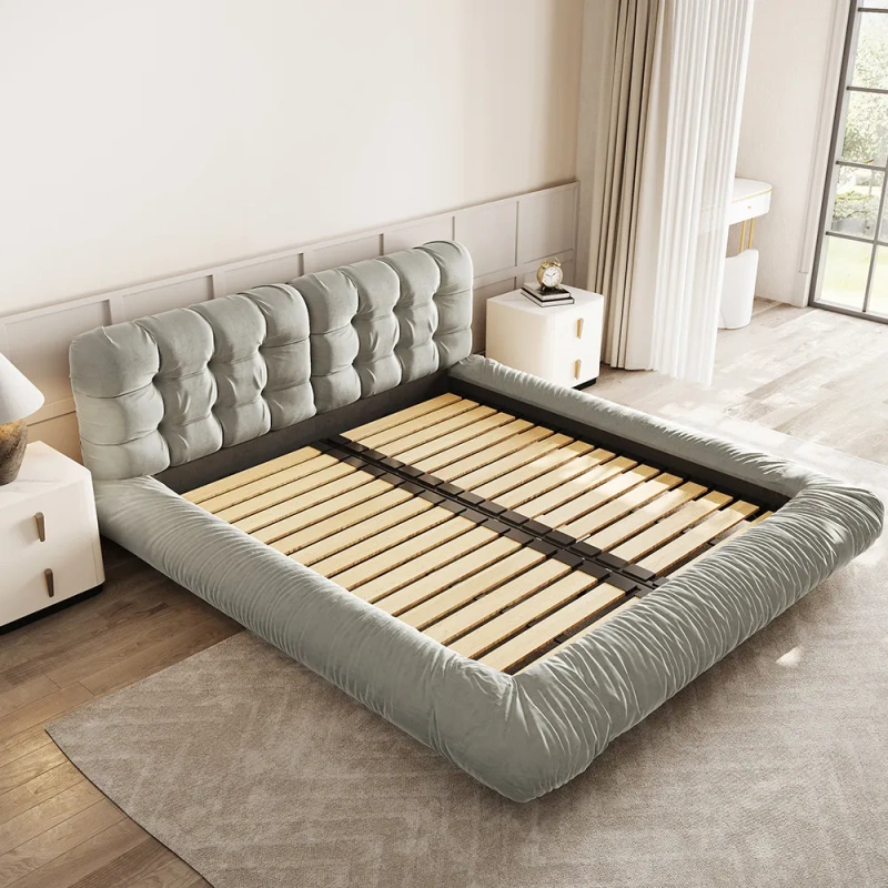 Platform Bed Frame Queen Size Bed Frame with Headboard