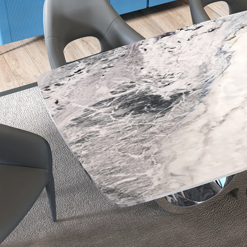 79"Modern Design Rectangular Dining Table for 8