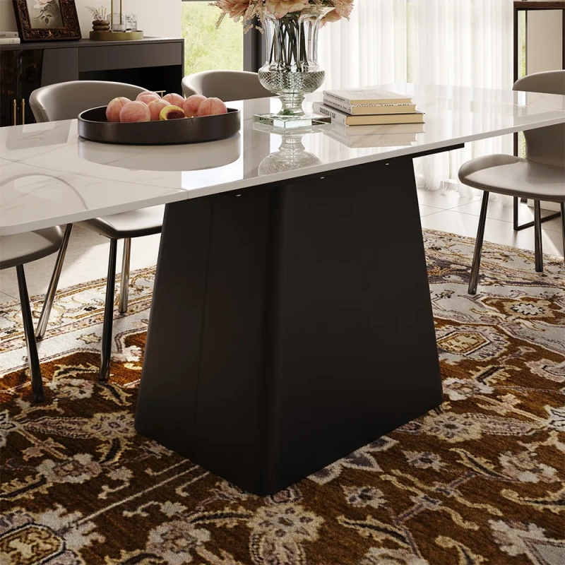 55"-79"Extendable Modern Dining Table For 4-8