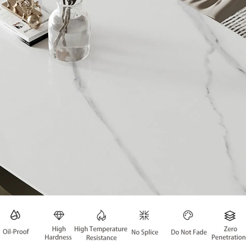 SMILE - 71"Hobart Modern Minimalist Dining Table For 4-6