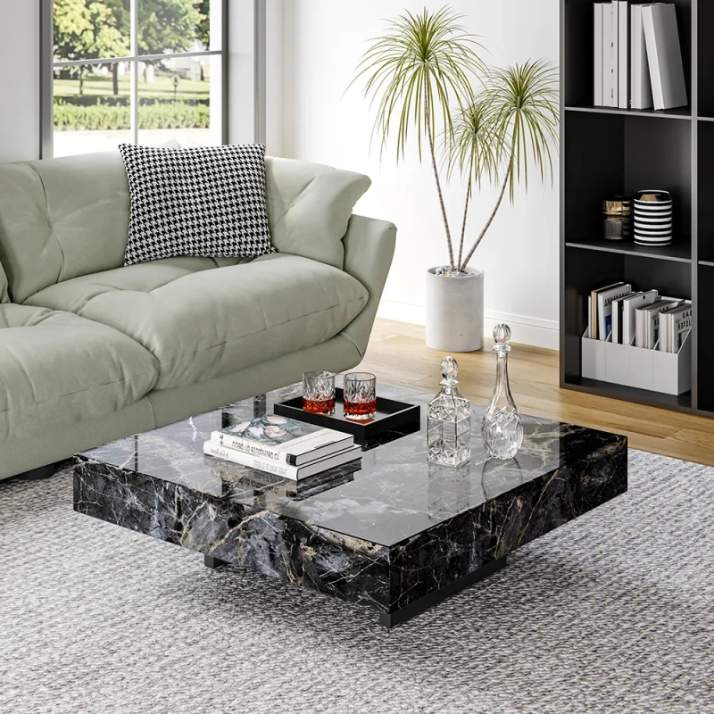 Modern Black Coffee Table