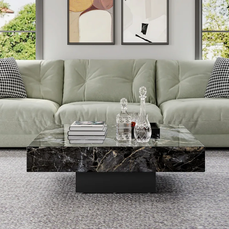 Modern Black Coffee Table