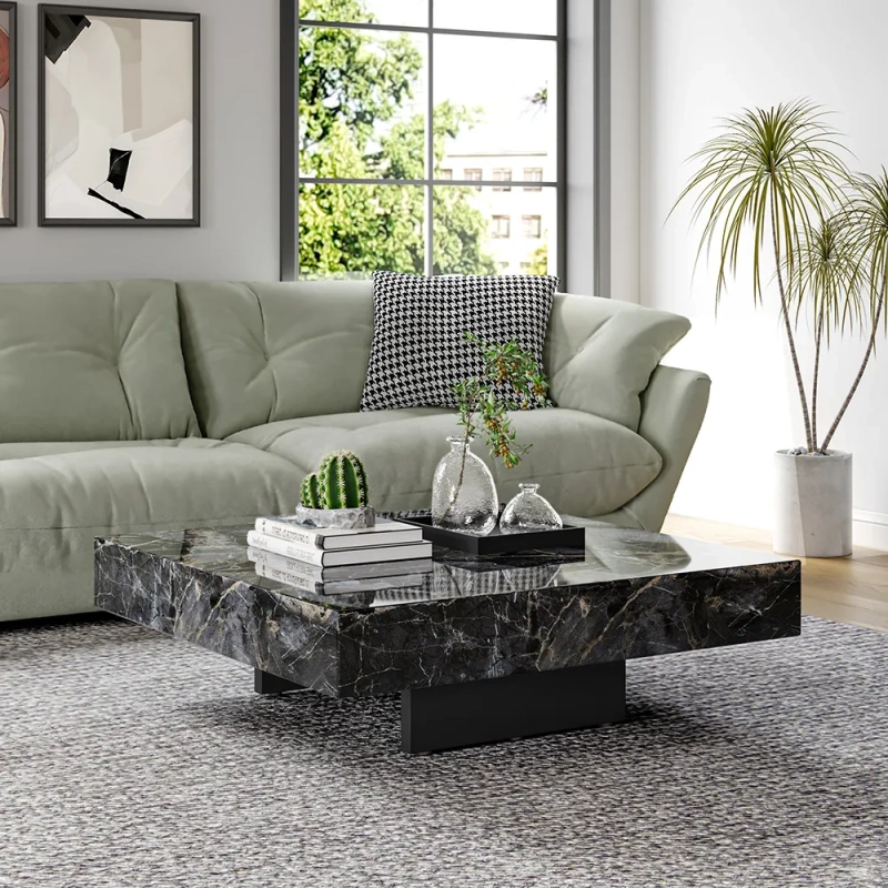 Modern Black Coffee Table
