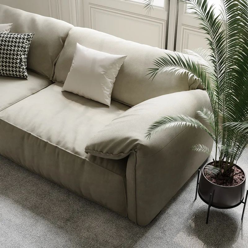 86.61'' Minimalist Deep Seat Sofa