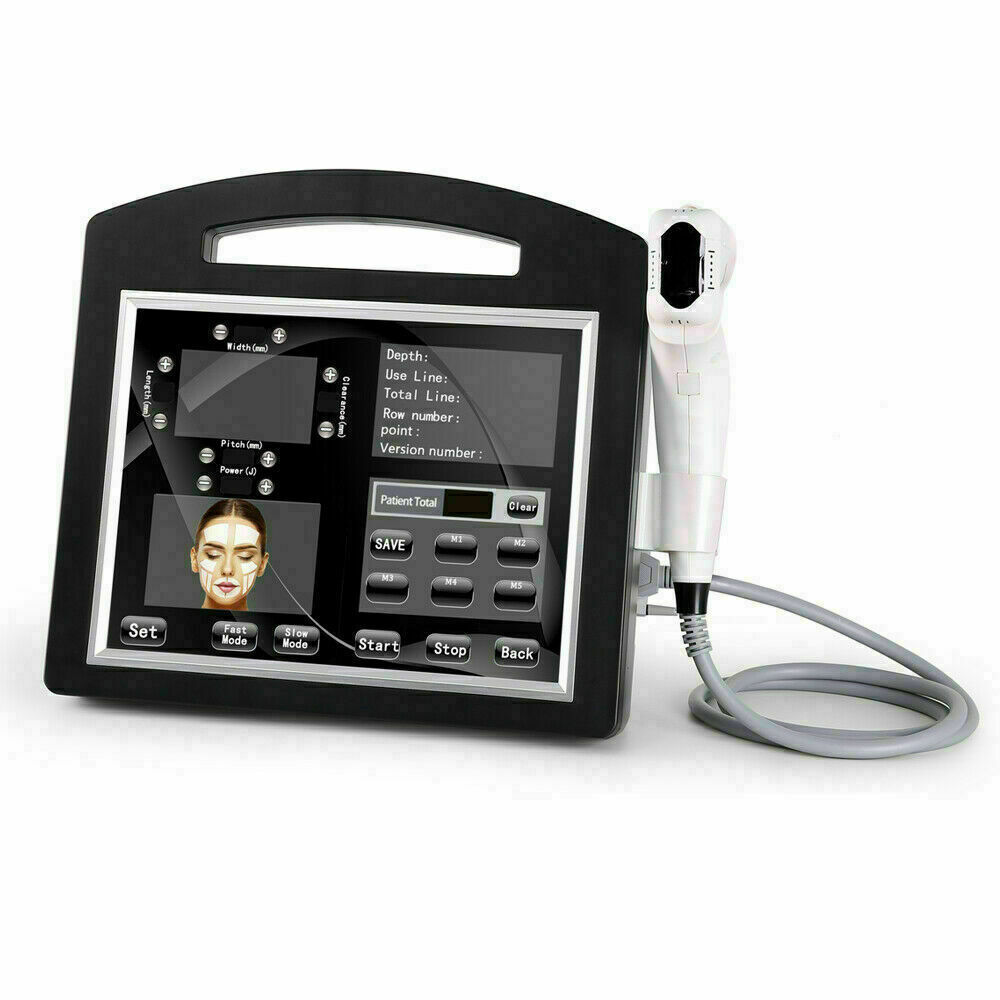Professional Beauty Equipment 4D 12 Lines 20000 Shots High Intensity Focused Ultrasound Hifu Machine Skin SMAS Face Body Slimming Wrinkle Removal