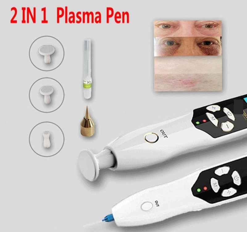 2in1 Freck Ozone Portable Fibroblast Plasma Pen Eyelid Face Lifting Anti Acne Skin Care Rejuvenation Tighten