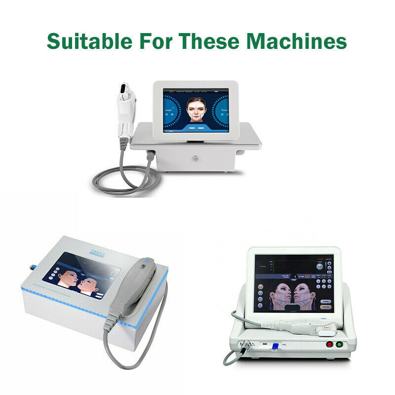 Replacement Cartridges 10000 Flash for High Intensity Focused Ultrasound HIFU Machine Face Skin Lifting Wrinkle Removal Anti Ageing