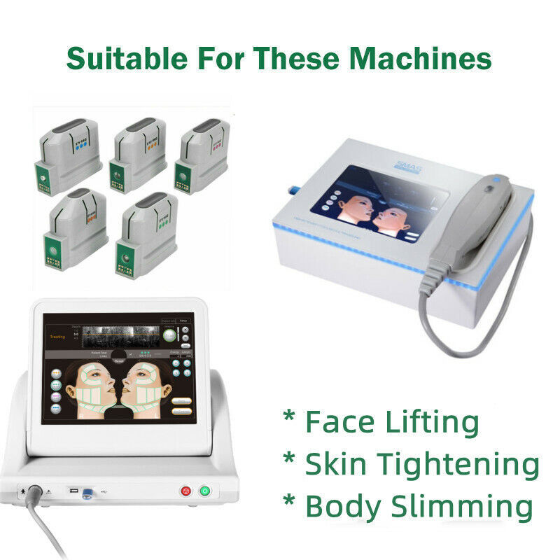 Replacement Cartridges 10000 Flash for High Intensity Focused Ultrasound HIFU Machine Face Skin Lifting Wrinkle Removal Anti Ageing