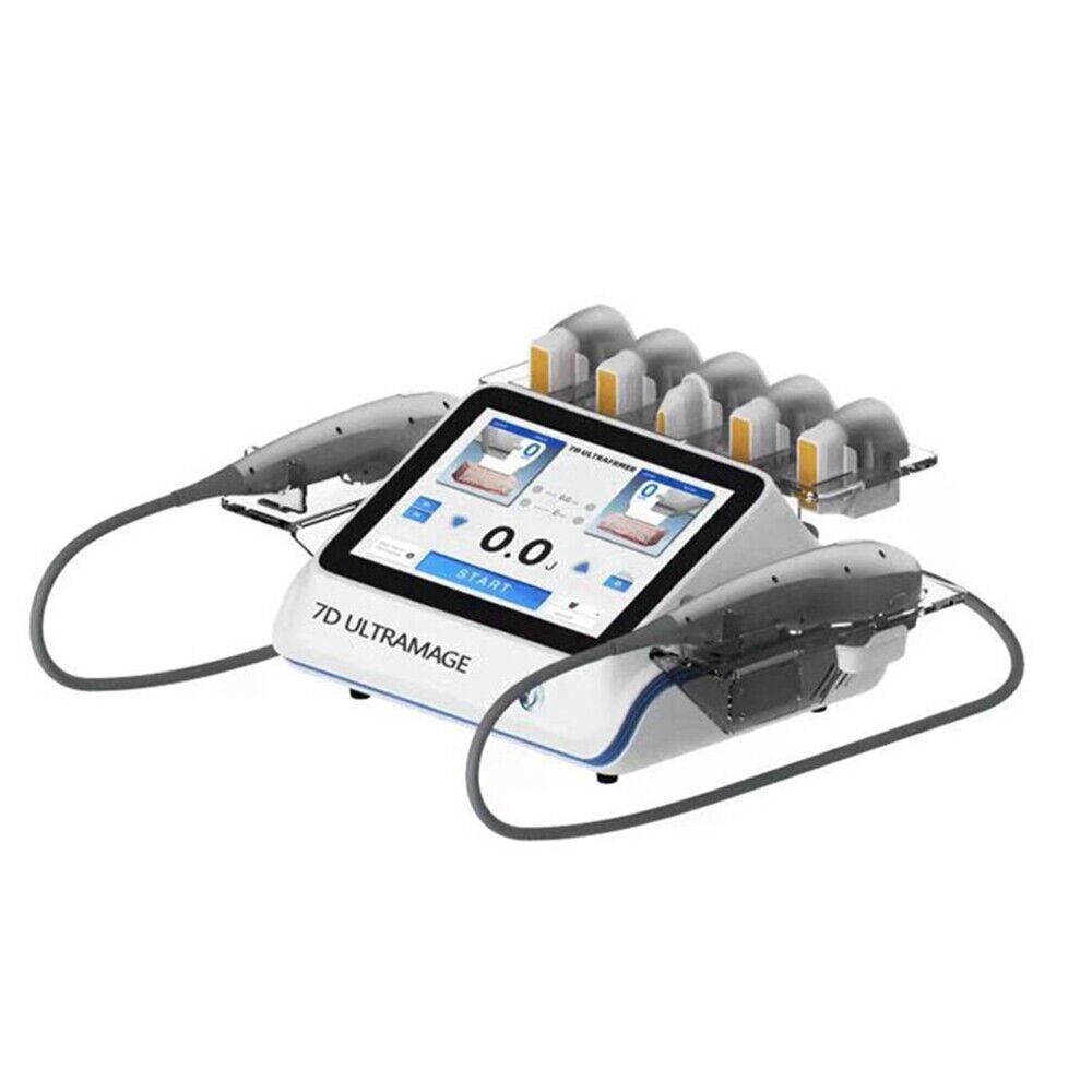 Portable Professional Multi-Functional Beauty Equipment Ultrasound 7D HIFU Machine Face Eyes Lifting Body Slimming Skin Tightening Wrinkle Removal