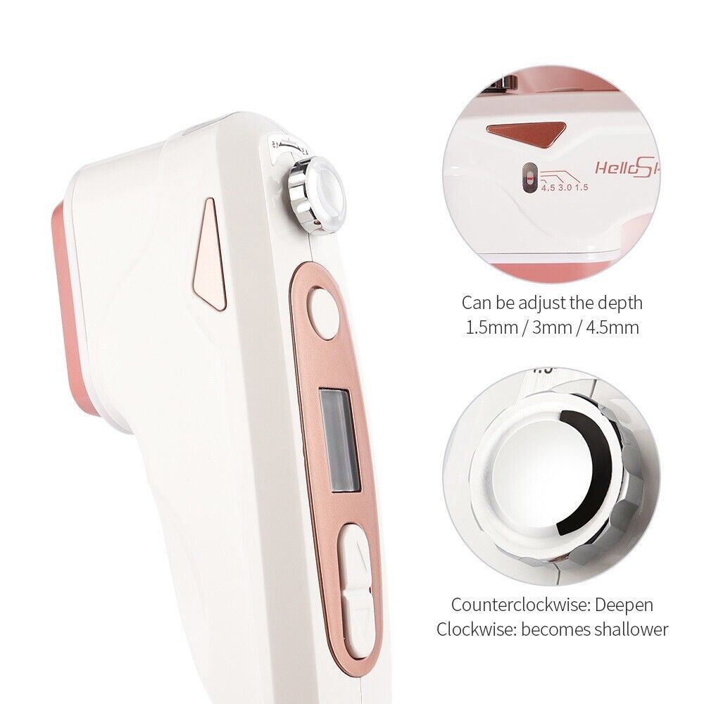 Ultrasound Hifu Machine Helloskin Mini Portable Face Lifting Tightening Skin Care Tools High Intensity Focused Home Beauty Devices