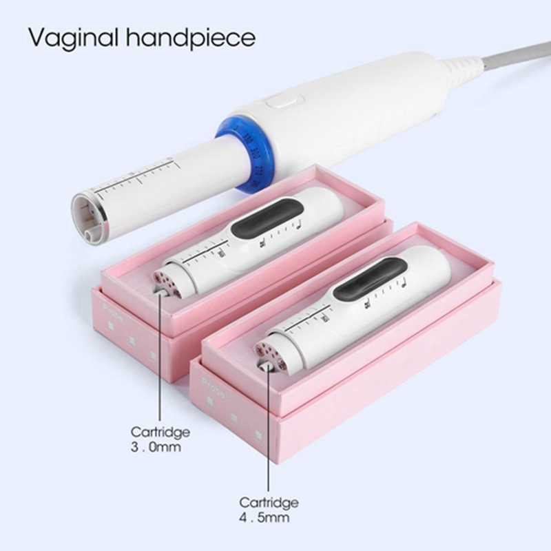 Portable UltrasonicVaginal Hifu Machine Vaginal Tighten Skin Care Rejuvenation 3.0mm/4.5mm Cartridges 10000 Shots