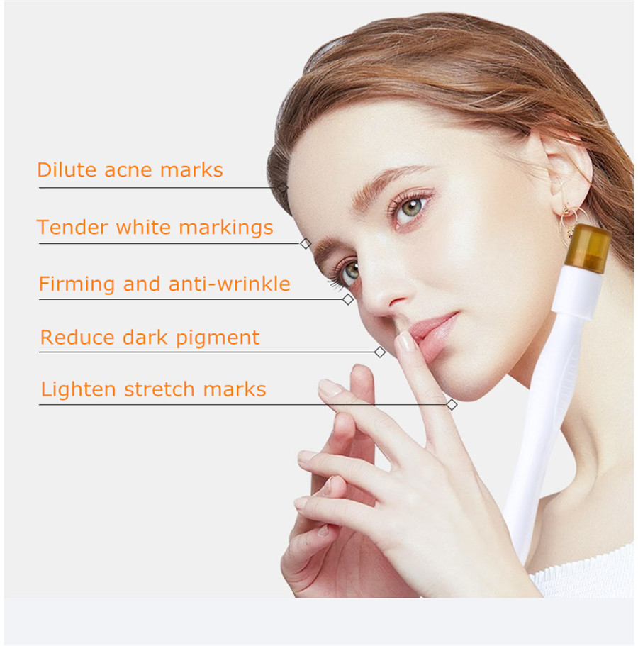 Price for 6pcs DRS Dr Stamp Titanium 40pins MicroNeedle Treatment for Skin Care Anti Scars ( leave note for mix needle length )