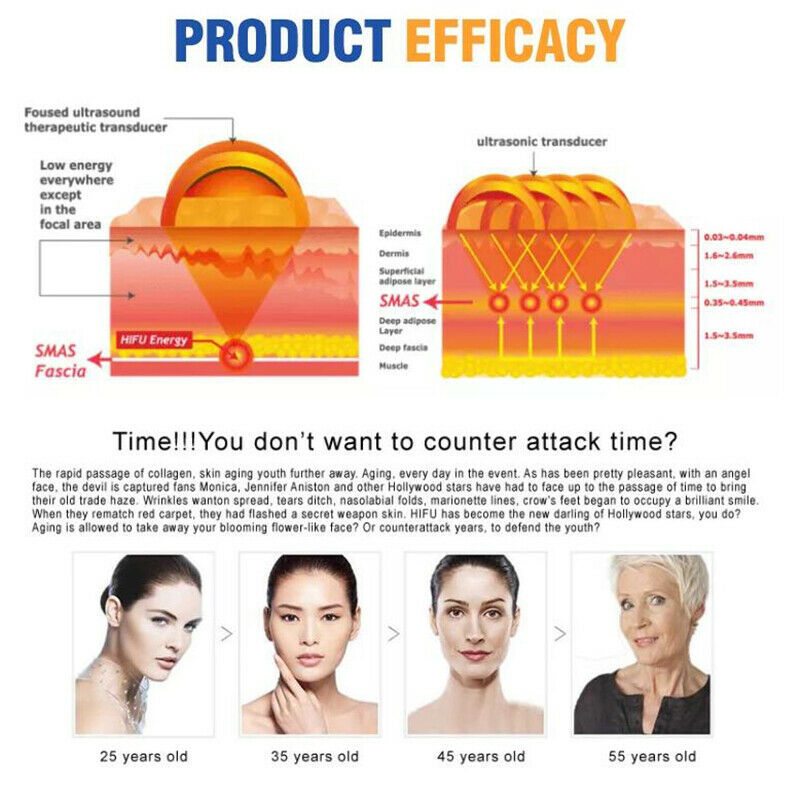 Professional Portable 2in1 20000 Shotes 4D HIFU Face Lifting Vaginal Tighten Body Slimming Wrinkle Removal Skin Tighten Beauty Machine