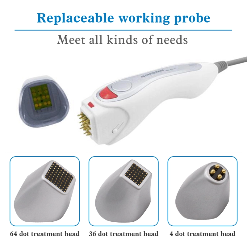 Intelligent Fractional RF Machine Radio Frequency Face Lift Skin Tightening Wrinkle Removal Dot Matrix Machine 3 Tips