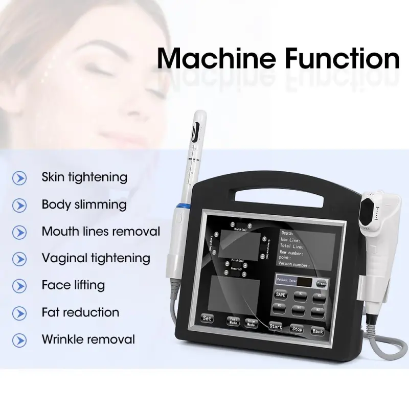 Professional Portable 2in1 20000 Shotes 4D HIFU Face Lifting Vaginal Tighten Body Slimming Wrinkle Removal Skin Tighten Beauty Machine