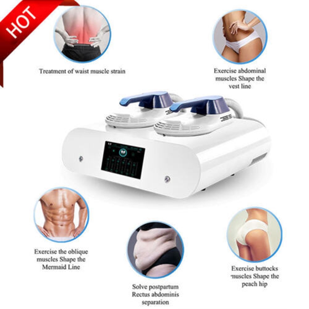 Professional EMS RF Sculpt EMslim Neo Muscle 2 Paddle Body Sculpting Machine Fat Burning