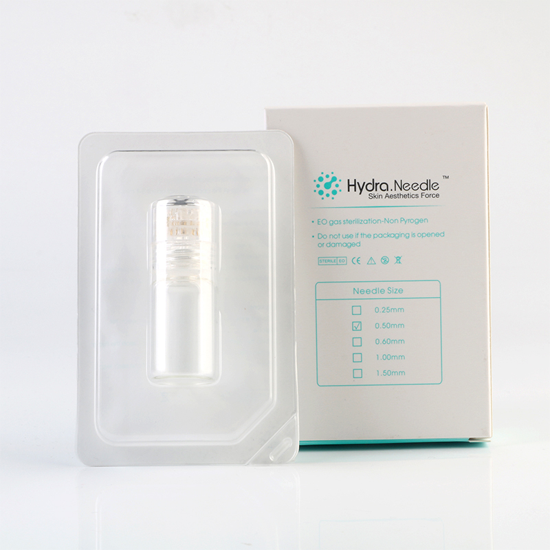 Price for 5pcs Aqua Micro Channel Needle 20 Hydra Gold Needle Fine Touch Skin Care Rejuvenation