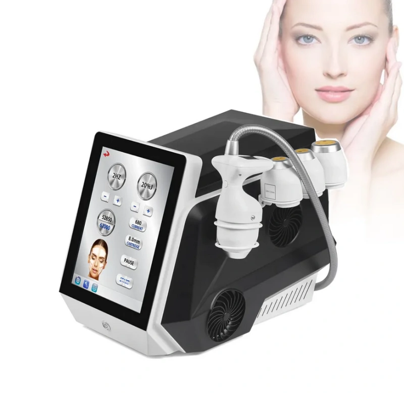 Comfortable treatment 5D ice hifu vmax smas face lifting frozen hi fu machine with skin cooling 2 in 1