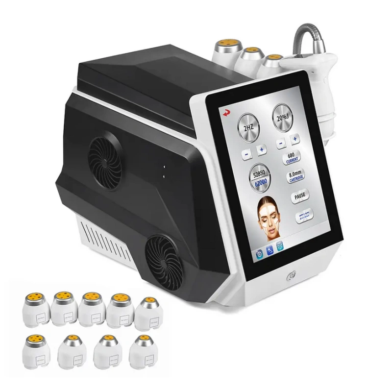 Comfortable treatment 5D ice hifu vmax smas face lifting frozen hi fu machine with skin cooling 2 in 1