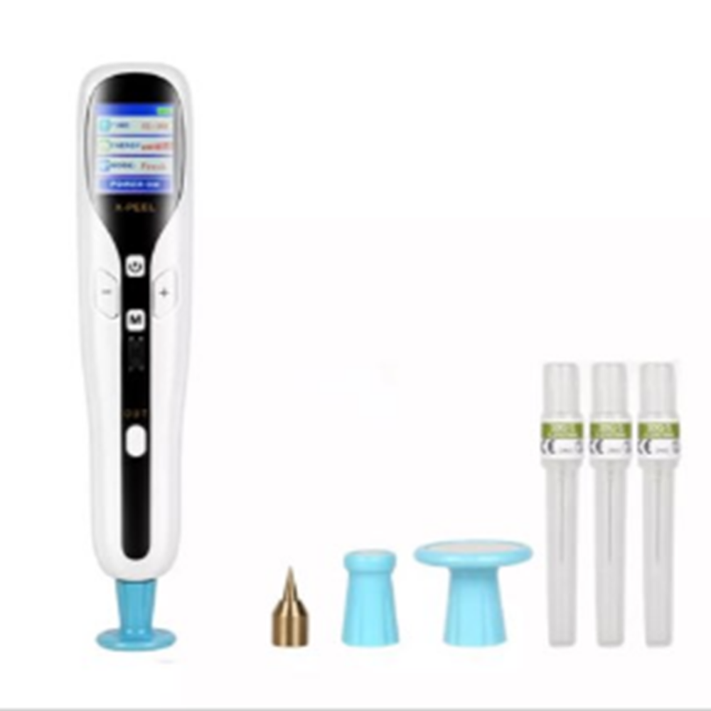Professional 2 in 1 Ozone Plasma Mole Removal Pen LCD eyelid lifting Freckle Dark Spot Wart Remover Machine Tattoo Remaval Tool
