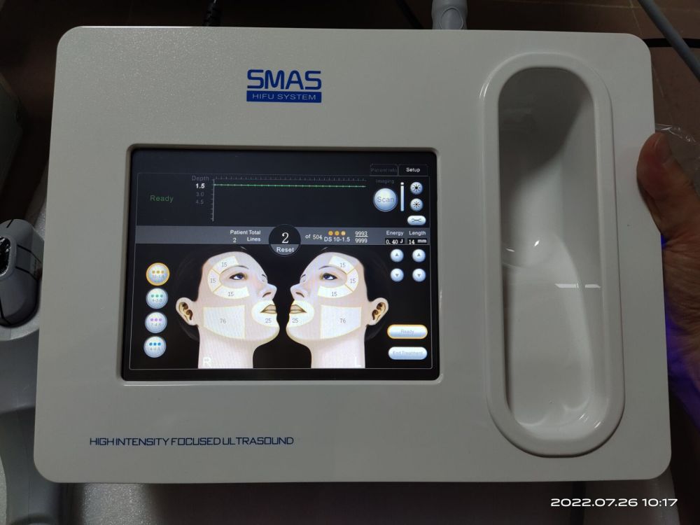 Only Machine Body Hifu Machine ( not include the handle and hifu cartridges )