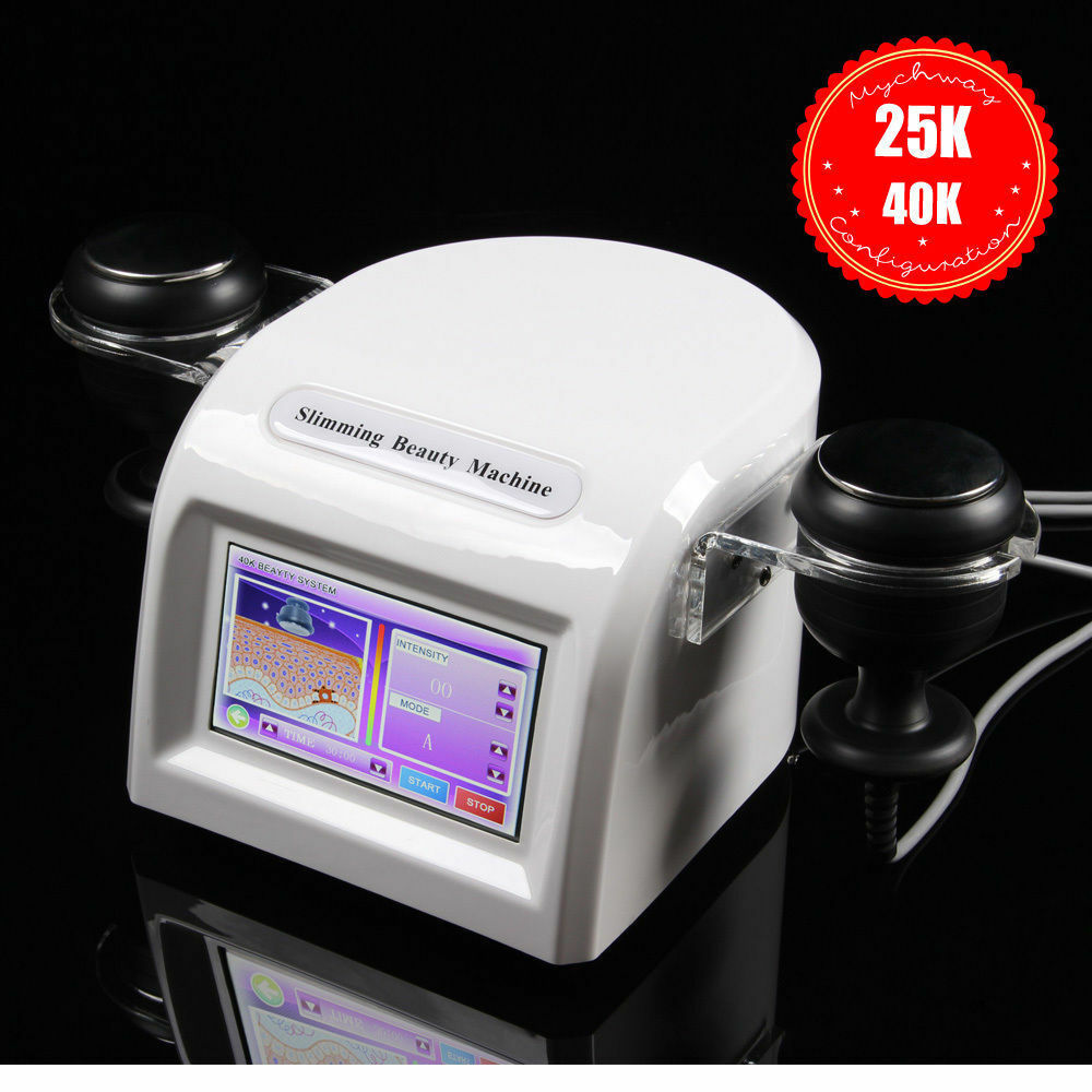 40khz Cavitation + 25khz Ultrasonic Ultrasound Deep Fat Dissolve Cellulite Body Shape Machine Beauty Salon Home Use