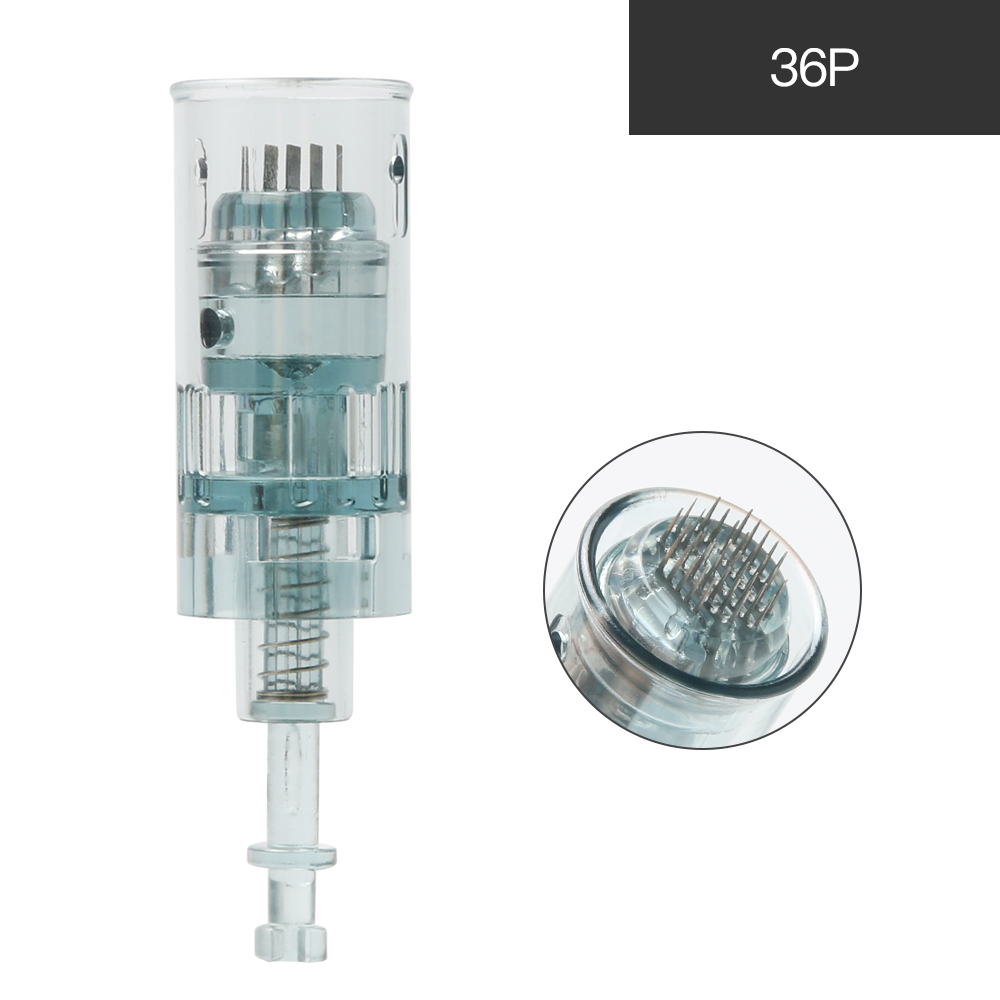 Price for 25pcs 11/16/24/36/42/nano Replacement Microneedle Cartridges Tips Head for Derma Pen M8 Skin Care Rejuvenation