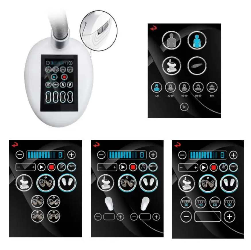 2023 New Product Mechanical Massage Instrument Bidirectional Electric Roller Nursing Head Device Vera Roller Tester